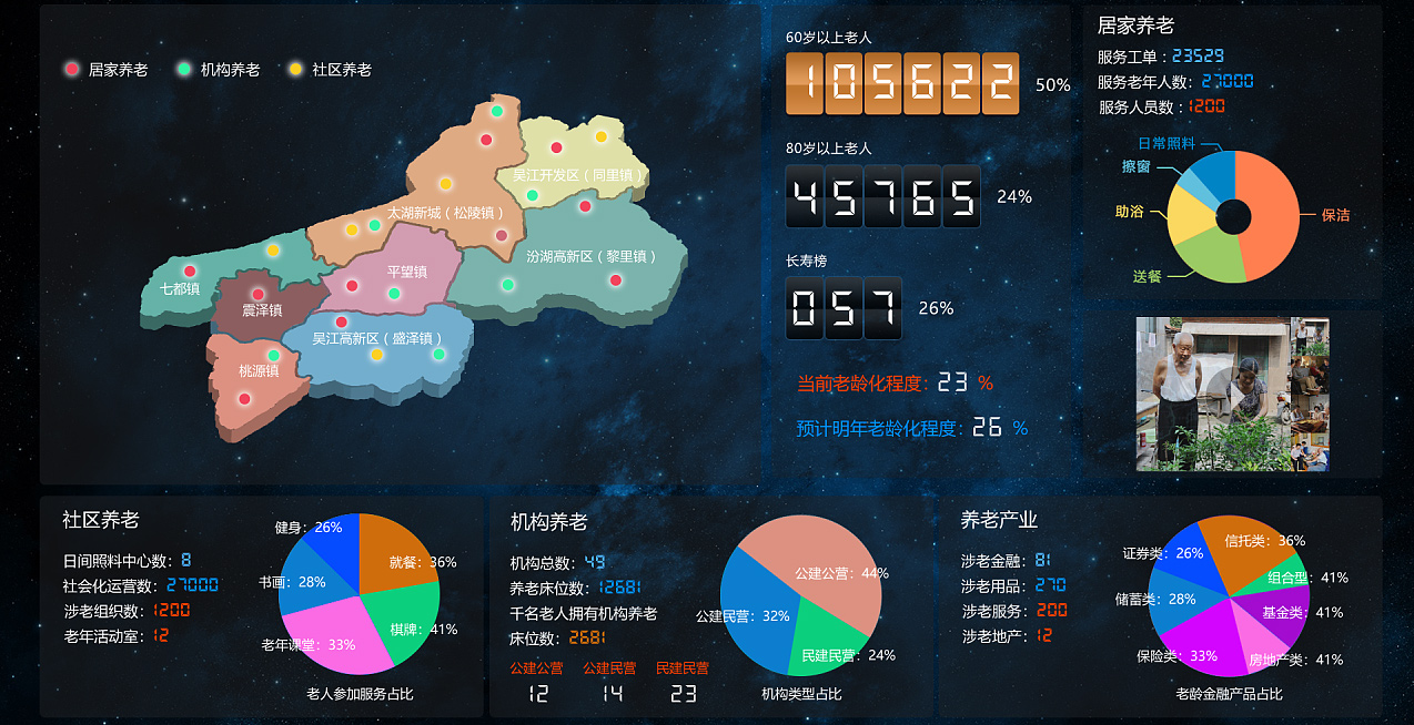 安庆健康管理系统大数据中心展示